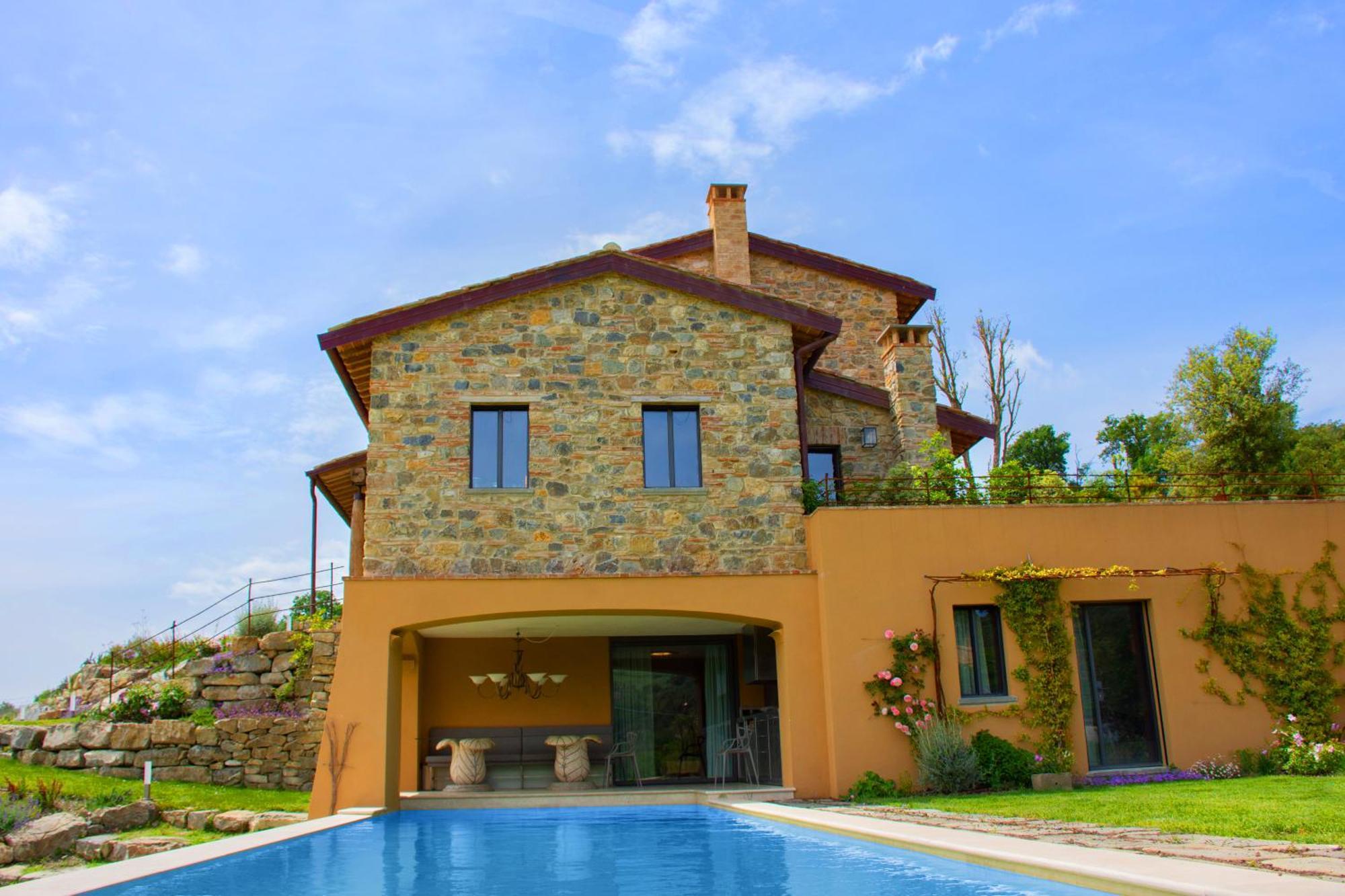 Villa Privata Con Piscina A Riparbella 카스텔리나마르티마 외부 사진